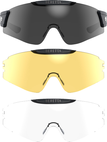 BERETTA INTERMASK EYEGLASSES - INTERCHANGE FUME/NEUTRAL/YLLW — view 1
