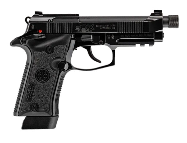 Beretta USA J80XTU15 80X Cheetah Tactical Urban W/ Threaded Barrel 380 ACP 15+1 4.40" Black — view 1