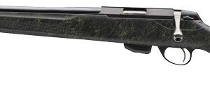 TIKKA T1X LEFT HAND 17HMR 20" - THREADED BLUED/ROUGHTECH EMRLD