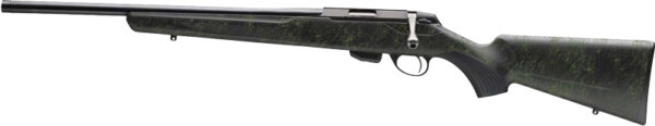 TIKKA T1X 22LR 20" THREADED - BLUED/ROUGHTECH EMERALD LEFT H — view 1