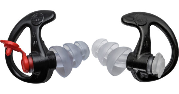 SureFire EP4BKMPR EP4 Sonic Defenders Plus Polymer 24 dB Flanged Black Medium Adult 1 Pair — view 1