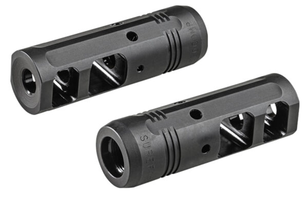 SureFire PROCOMP762 ProComp Muzzle Brake Black Nitride Steel with 5/8"-24 tpi Threads & 2.70" OAL for 7.62mm AR-10 — view 1
