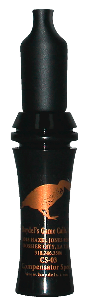 Haydel's Game Calls CS03 Compensator  Open Call Specklebelly Sounds Attracts Geese Black Acrylic — view 1