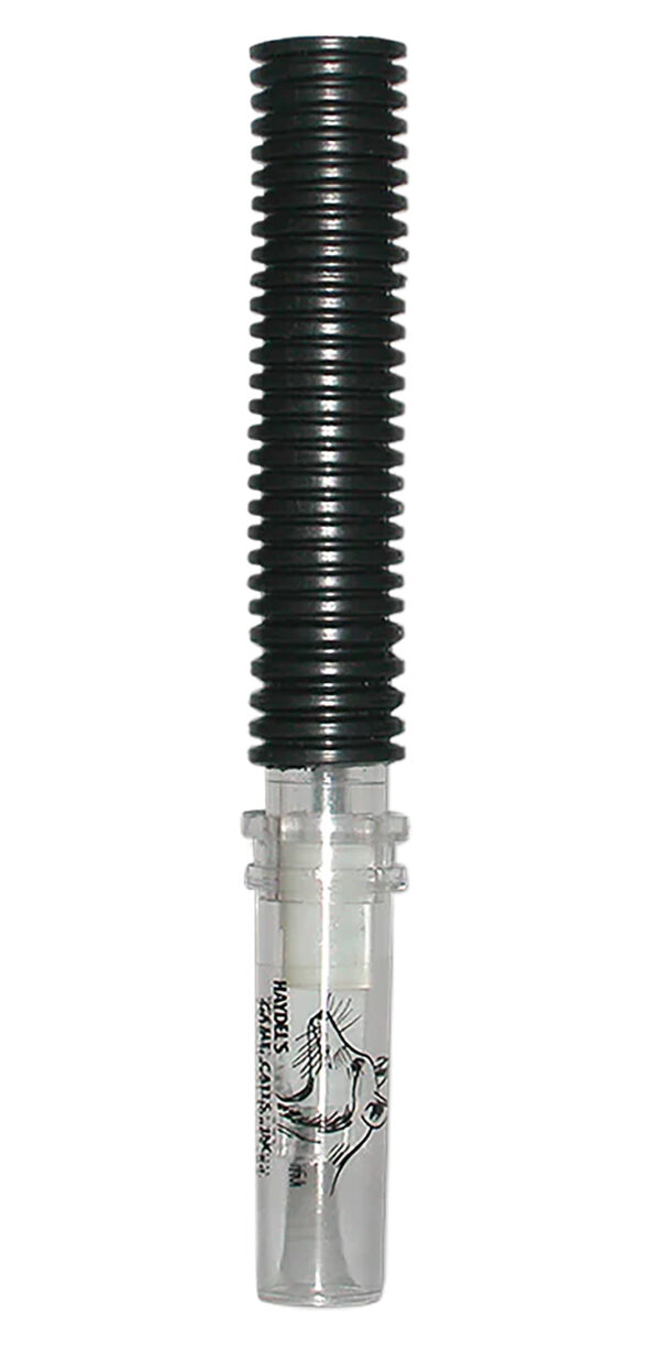 Haydel's Game Calls CH92 Coyote Howler  Tube Call Coyote Sounds Attracts Dominate Dogs Clear/Black Plastic — view 1