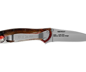 KERSHAW LEEK 3" RNBW TROUT/SILVER — view 2