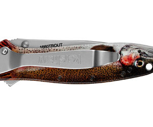 KERSHAW LEEK 3" RNBW TROUT/SILVER — view 3