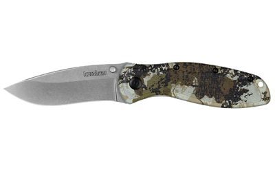 KERSHAW BLUR 3.4" KINGS CAMO STNWASH — view 1