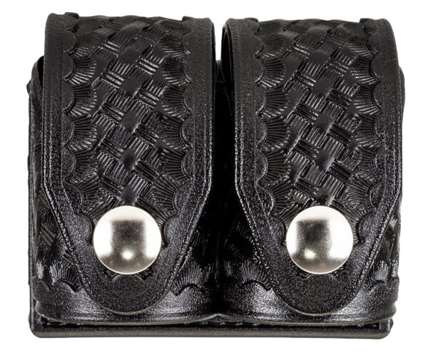 HKS 203BLBN SpeedLoader Case  Double Large Black Hytrel Belt Loop Belts 2.25" Wide — view 1