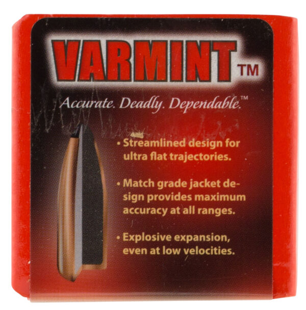 Hornady 2240 Traditional Varmint 22 Cal .224 50 gr Spire Point SX 100 Per Box/ 40 Case — view 1