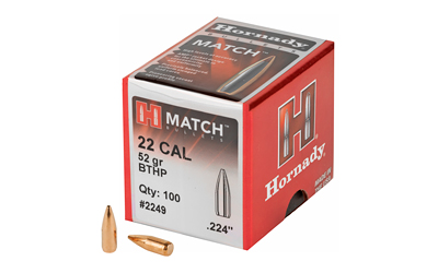 HRNDY MATCH 22CAL .224 52GR 100CT — view 1