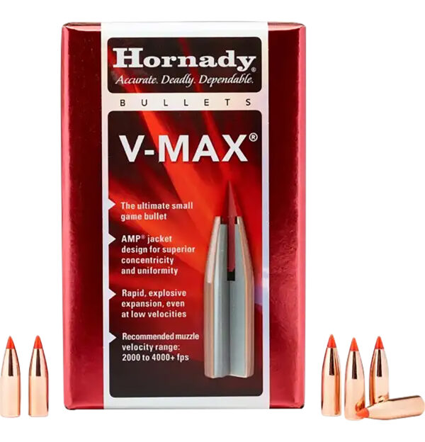 Hornady 22252 V-Max  22 Cal .224 35 gr V Max 100 Per Box/ 40 Case — view 1