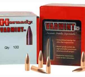 HORNADY BULLETS 22 CAL .224 - 55GR JSP 100CT 40BX/CS