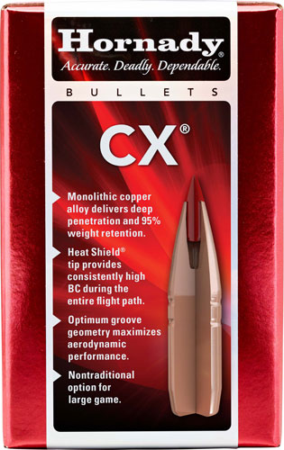 HORNADY BULLETS 22CAL .224 - 50GR CX 50CT  !!!!! — view 1