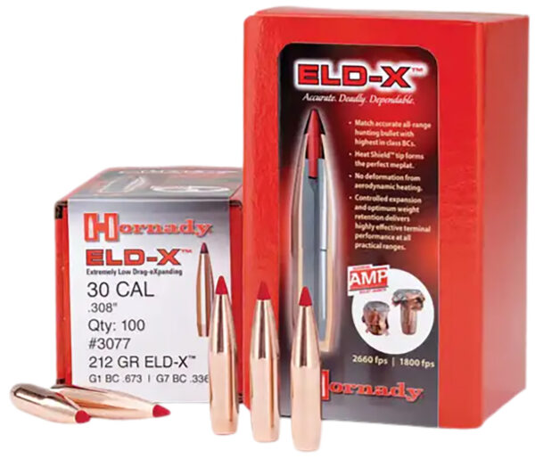 Hornady 2441 ELD-X  6mm .243 90 gr Extremely Low Drag eXpanding 100 Per Box/ 25 Case — view 1