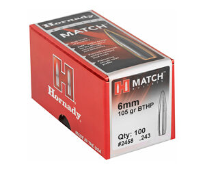 HRNDY MATCH 6MM .243 105GR 100CT — view 2