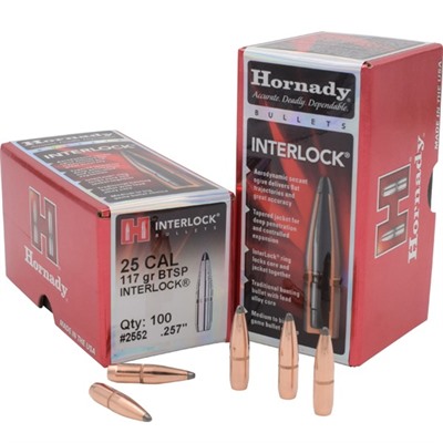 INTERLOCK 25 CAL (.257'') 117GR BOAT TAIL SPIRE POINT 100/BOX — view 1