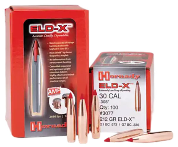 Hornady 2635 ELD-X  6.5mm .264 143 gr Extremely Low Drag eXpanding 100 Per Box/ 15 Case — view 1
