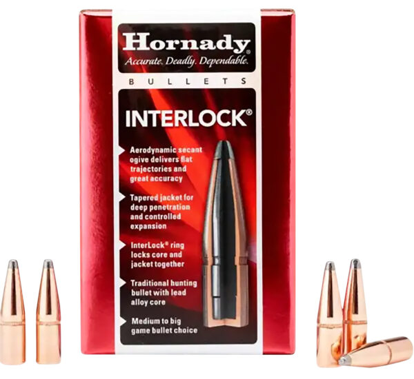 Hornady 2735 InterLock  270 Cal .277 140 gr Boat Tail Spire Point 100 Per Box/ 25 Case — view 1