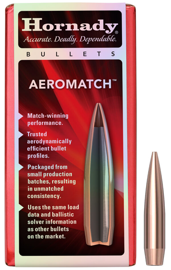 HORN 22777 BULL .224 77 HPBT AEROMATCH 100/25 — view 1