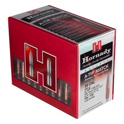 A-TIP MATCH 30 CALIBER (.308'') 250GR ALUMINUM TIP BT 100/BOX — view 1