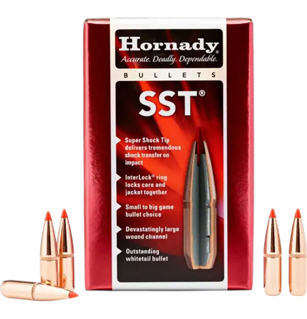 Hornady 3233 SST  8mm .323 170 gr Super Shock Tip 100 Per Box/ 15 Case — view 1