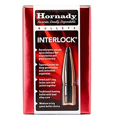 INTERLOCK 35 CALIBER (0.358'') 200GR ROUND NOSE 100/BOX — view 1