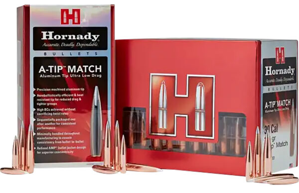 Hornady 3729 A-Tip Match 375 Cal .375 390 gr A Tip Match 25 Per Box/ 10 Case — view 1