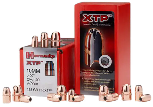 Hornady 44050 XTP  44 Cal .430 180 gr Hollow Point 100 Per Box/ 15 Case — view 1