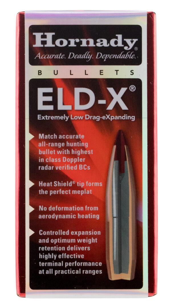 Hornady 25418 ELD-X  25 Cal .257 110 gr Extremely Low Drag eXpanding 100 Per Box/ 25 Case — view 1