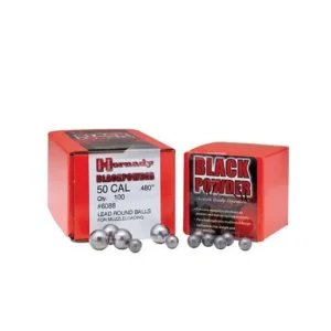 HORNADY ROUND BALLS PROMO BUL 44 .451 DIA LEAD 100 PER BOX ( 25 PER CASE ) — view 2