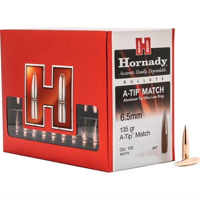 A-TIP MATCH 6.5MM (0.264'') 135GR A-TIP 100/BOX — view 1