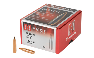 HRNDY MATCH 6.5MM .264 140GR 100CT — view 1