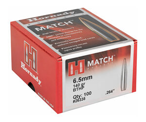 HRNDY MATCH 6.5MM .264 140GR 100CT — view 2