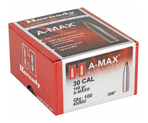 HRNDY MATCH A-MAX 30CAL 168GR 100CT — view 2