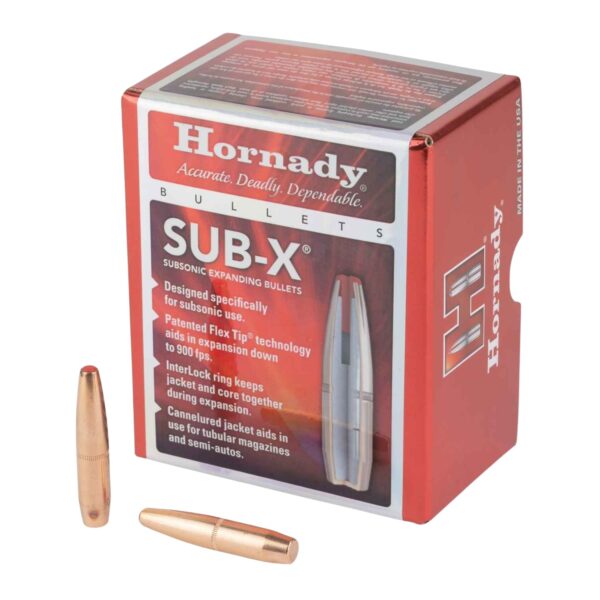 Hornady 33394 Sub-X  338Cal 307gr 50 Per Box/15Case — view 1