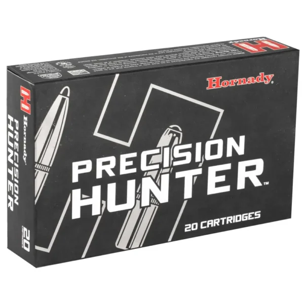 HORNADY PRECISION HUNTER AMO 28 NOSLER 162GR ELD-X 20RD (10 BOX CASE) — view 1