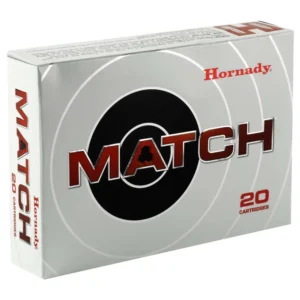 HORNADY MATCH AMO 338 LAPUA MAG 250GR BTHP MATCH 20RD (6 BOX CASE)