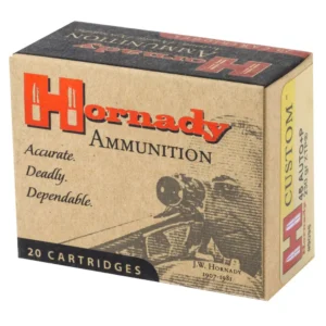 HORNADY CUSTOM AMO 45 AUTO+P 230GR XTP HP 20RD (10 BOX CASE) — view 2