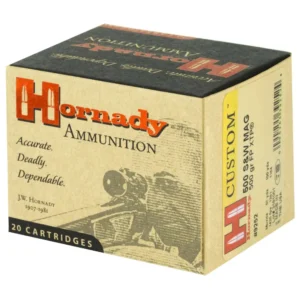 HORNADY CUSTOM AMO  500 S&W 500GR FP XTP 20RD (10 BOX CASE) — view 2