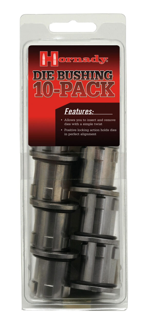 Hornady 044096 Lock-N-Load Die Bushing Metal Works With Hornady Lock N Load AP Press 10 Pack — view 1