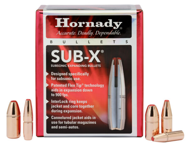Hornady 45031 Sub-X  45 Cal 395 gr Subsonic eXpanding 50 Per Box/ 15 Case — view 1
