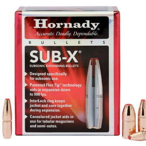 Hornady 45052 Sub-X  45 Cal 410 gr Subsonic eXpanding 50 Per Box/ 15 Case