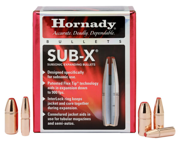 Hornady 45052 Sub-X  45 Cal 410 gr Subsonic eXpanding 50 Per Box/ 15 Case — view 1