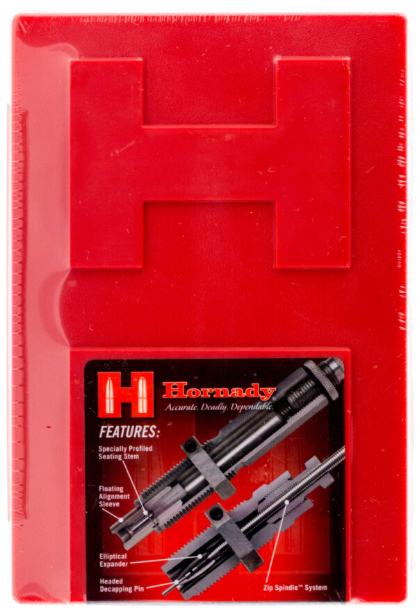 Hornady 546329 Custom Grade Series III 2 Die Set for 28 Nosler Includes Sizing Seater — view 1