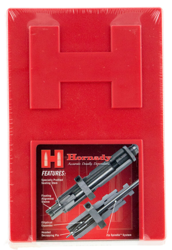 Hornady 546381 Custom Grade Series IV 2 Die Set for 33 Nosler Includes Sizing Seater — view 1