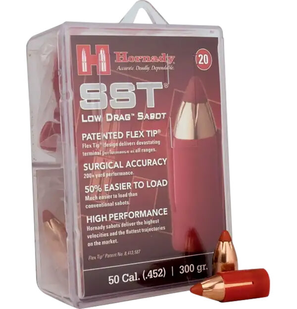 Hornady 67263 SST-ML  50Cal Sabot Super Shock Tip 300gr 20 Per Box/10 Case — view 1