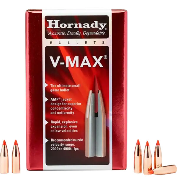 Hornady 22265 V-Max  22 Cal .224 53 gr V Max 100 Per Box/ 40 Case — view 1