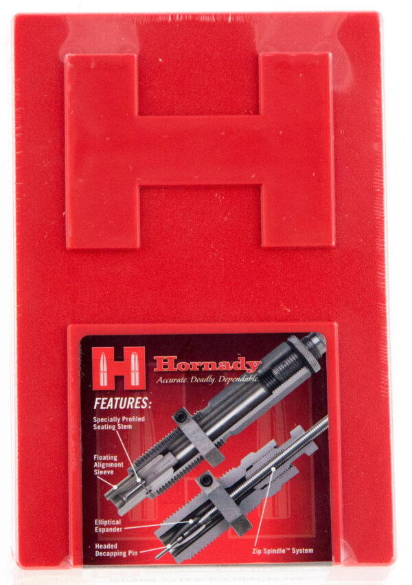 Hornady 546295 Custom Grade Series III 2 Die Set for 6mm Creedmoor Includes Sizing Seater — view 1