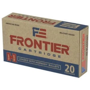 HORNADY FRONTIER AMO 300 BLACKOUT 125GR FMJ 20RD (10 BOX CASE) — view 2