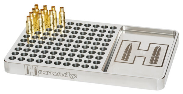 Hornady 480044  Reloading Block Red Aluminum Capacity 100rd Rifle Firearm — view 1